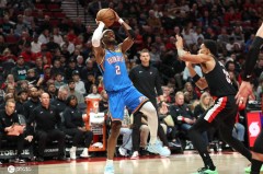 SGA35+9杨瀚森再遭DNP 开拓者22分逆转送雷霆赛季首败