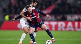 0-0，意甲第5遭逼平，无缘欧联2连胜，里科吉安尼斯染红酿苦果