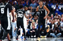 文班亚马40+15状元弗拉格10+10 马刺狂胜独行侠